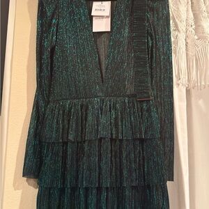 Emerald Carrie Mini Dress (New)